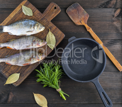 Purified river fish from the scales