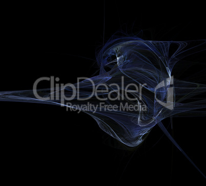 image of one Digital Fractal on Black Color image of one Digital Fractal on Black Color