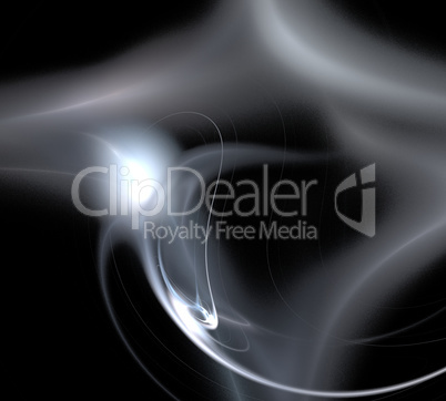 image of one Digital Fractal on Black Color image of one Digital Fractal on Black Color