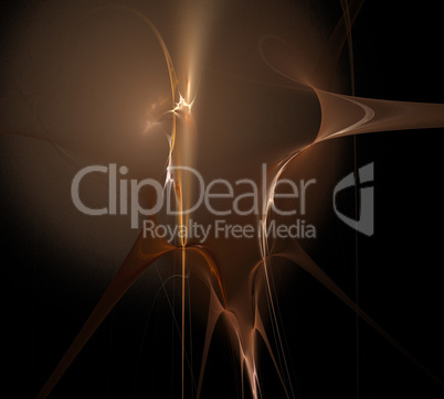 image of one Digital Fractal on Black Color image of one Digital Fractal on Black Color