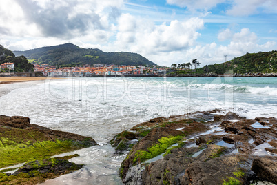 Atlantic Ocean of Lekeitio in Spain