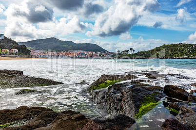 Atlantic Ocean of Lekeitio in Spain