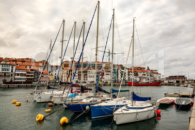 Port of Lekeitio northern Spain