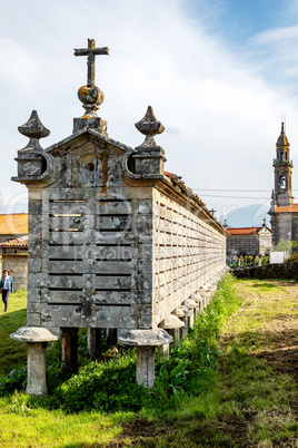 Horreo Reservoir in Galicia Spain