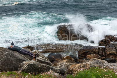 Atlantic coast in Spain