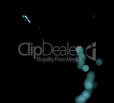 image of one Digital Fractal on Black Color image of one Digital Fractal on Black Color