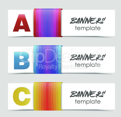 Design template banners
