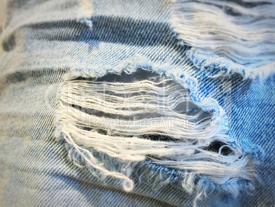 Jeans torn