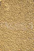 Sand of a beach with rain holes