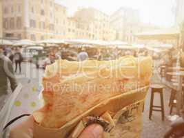 Street food in Rome