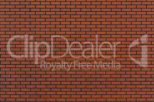 background, red brick with black seams