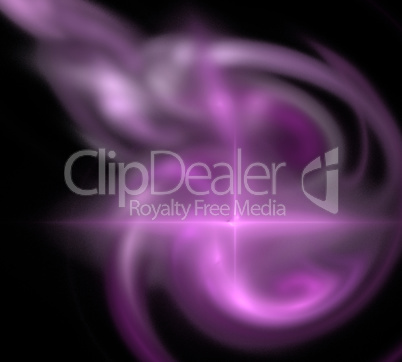 image of one Digital Fractal on Black Color image of one Digital Fractal on Black Color