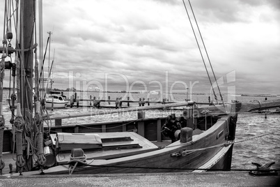 Boote im Ostseehafen