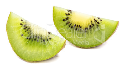 Fresh kiwi isolated on white