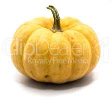 Orange pumpkin isolated on white