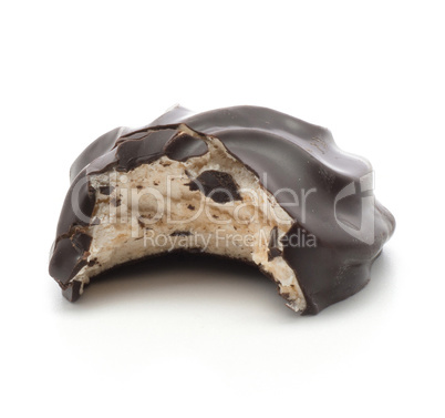 Chocolate Zephyr circle isolated