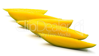 Fresh mango isolated on white