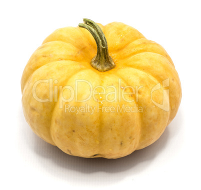 Orange pumpkin isolated on white