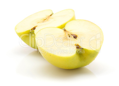 Apple smeralda isolated on white