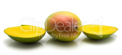 Fresh mango isolated on white