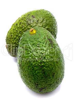 Avocado isolated on white