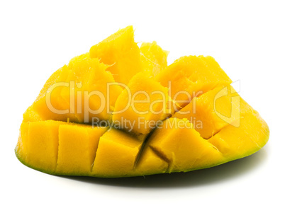 Fresh mango isolated on white