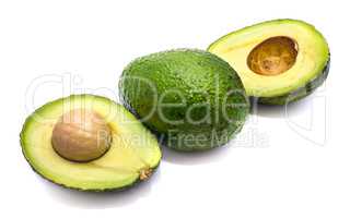 Avocado isolated on white