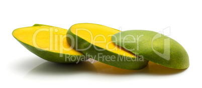 Fresh mango isolated on white