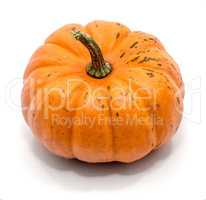 Orange pumpkin isolated on white