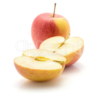 Raw evelina apple isolated