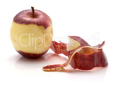 Apple gala variety isolated on white