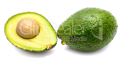 Avocado isolated on white