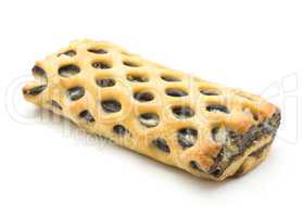 Lattice sweet bread isolated