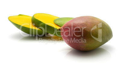 Fresh mango isolated on white