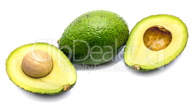 Avocado isolated on white