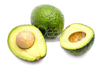 Avocado isolated on white