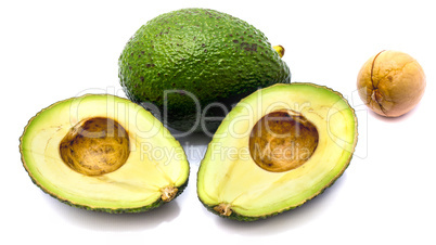 Avocado isolated on white