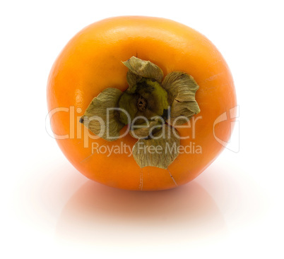 Persimmon sharon isolated on white