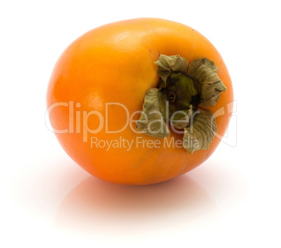 Persimmon sharon isolated on white