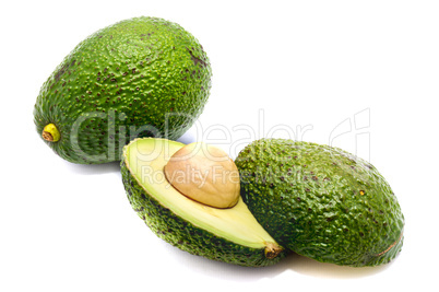 Avocado isolated on white