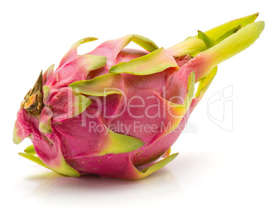 Fresh raw pitahaya isolated on white