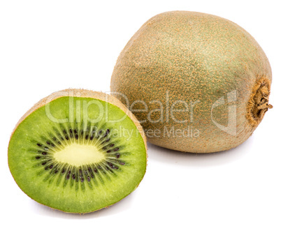 Fresh kiwi isolated on white