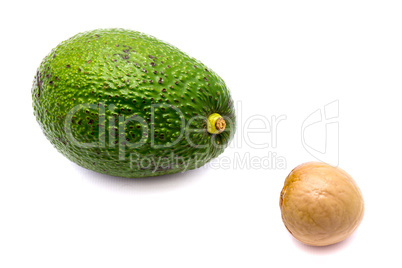 Avocado isolated on white