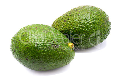 Avocado isolated on white