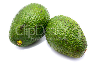 Avocado isolated on white