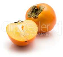 Persimmon sharon isolated on white