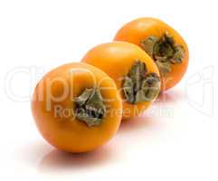 Persimmon sharon isolated on white