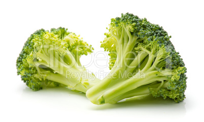 Broccoli isolated on white