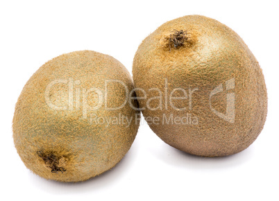 Fresh kiwi isolated on white