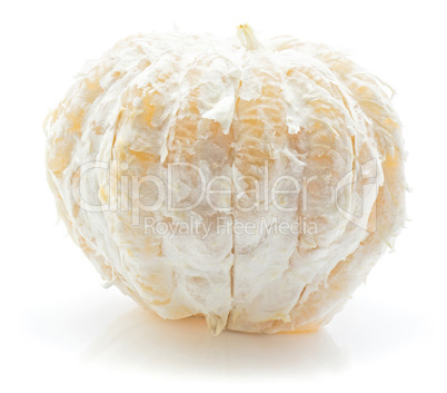 Fresh raw pamelo isolated on white